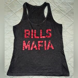 Buffalo Bills Mafia Women's Dark Gray Tank Top